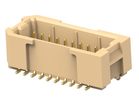 TE Connectivity 2484140 Series Vertical Surface PCB Header, 20 Contact(s), 1 mm Pitch, 2 Row(s) [2484140-3]; 602-794