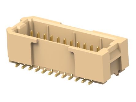 TE Connectivity 2484140 Series Vertical Surface PCB Header, 24 Contact(s), 1 mm Pitch, 2 Row(s) [2484140-4]; 602-795