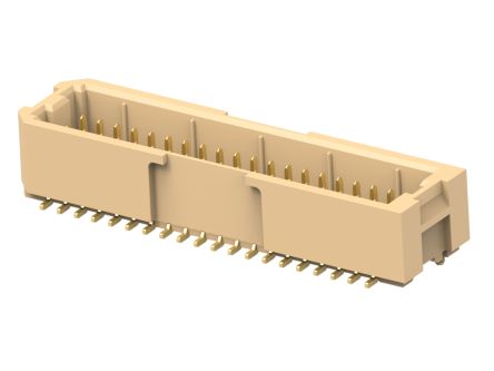 TE Connectivity 2484140 Series Vertical Surface PCB Header, 40 Contact(s), 1 mm Pitch, 2 Row(s) [2484140-5]; 602-796