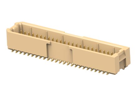 TE Connectivity 2484140 Series Vertical Surface PCB Header, 50 Contact(s), 1 mm Pitch, 2 Row(s) [2484140-6]; 602-797
