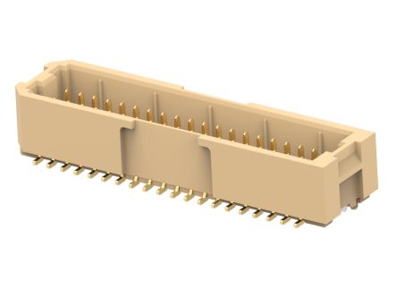 TE Connectivity 1-2484140 Series Vertical Surface PCB Header, 40 Contact(s), 1 mm Pitch, 2 Row(s) [1-2484140-5]; 602-802