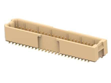 TE Connectivity 1-2484140 Series Vertical Surface PCB Header, 50 Contact(s), 1 mm Pitch, 2 Row(s) [1-2484140-6]; 602-803