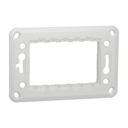 Schneider Electric Unica Series PBT Bracket for Use with Sockets, 105.5 x 70mm [NU7103P]; 603-090
