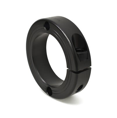 Ruland Collar, One Piece, Clamp Screw, Bore 45mm, OD 73mm, W 19mm, 1215 Lead-Free Carbon Steel [FHD-MCL-45-F]; 603-483