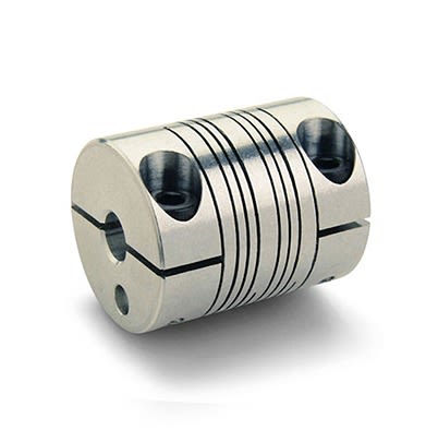 Ruland Beam, 25mm Outside Diameter, 10mm Bore, 30mm Length Flexible Coupling [MWC25-10-10-A]; 603-692