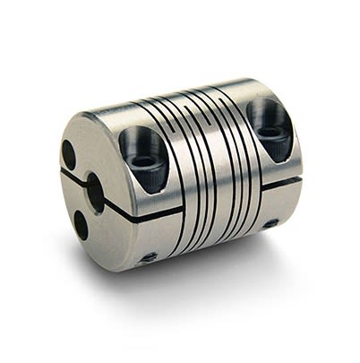 Ruland Beam, 28.6mm Outside Diameter, 7 mm, 12 mm Bore, 38.1mm Length Flexible Coupling [PCMR29-12-7-SS]; 603-752