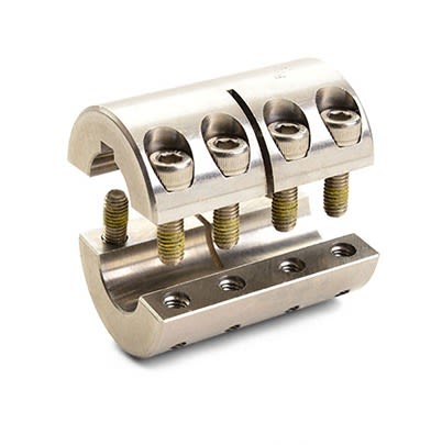 Ruland MSPC-15-15-SS Rigid Shaft Coupling, 34mm Outside Diameter [MSPC-15-15-SS]; 603-806