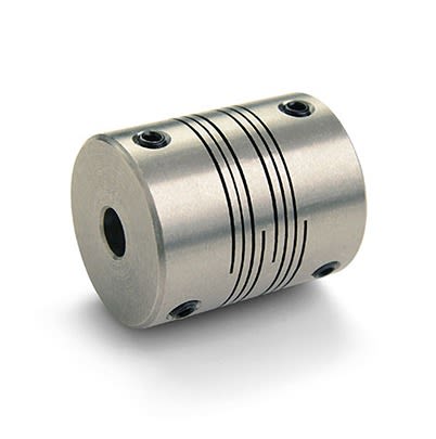 Ruland Beam, 16mm Outside Diameter, 5mm Bore, 20.3mm Length Flexible Coupling [PSMR16-5-4-SS]; 604-271
