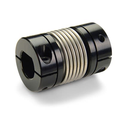 Ruland Bellows, 19mm Outside Diameter, 5 mm, 6 mm Bore, 34.4mm Length Bellows Coupling [MBCL19-6/5.5D-5/4.5D-A]; 604-446