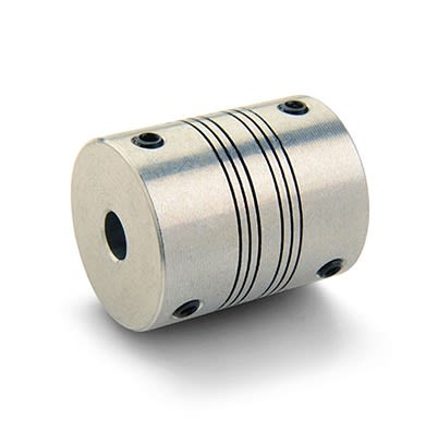 Ruland Beam, 31.8mm Outside Diameter, 6mm Bore, 38.1mm Length Flexible Coupling [PSMR32-6-6-A]; 604-701