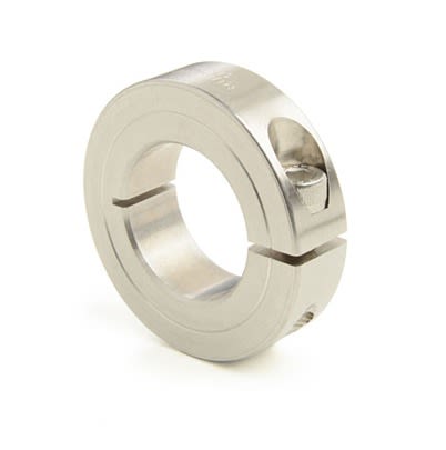 Ruland Collar, One Piece, Clamp Screw, Bore 22mm, OD 42mm, W 15mm, Steel [MCL-22-ST]; 605-329