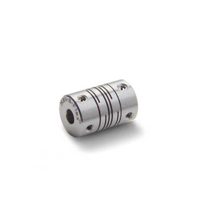 Ruland Slit Coupling, 8mm Outside Diameter, 2 mm, 4 mm Bore, 11.7mm Length Flexible Coupling [MRSS8-4-2-A]; 605-773