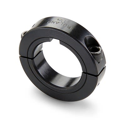 Ruland Collar, One Piece, Clamp Screw, Bore 45mm, OD 73mm, W 19mm, 1215 Lead-Free Carbon Steel [MSPK-45-F]; 605-911