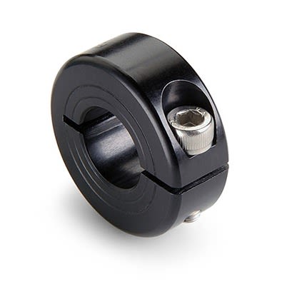 Ruland Collar, One Piece, Clamp Screw, Bore 23mm, OD 45mm, W 15mm, Anodised Aluminium [MCL-23-AN]; 606-003