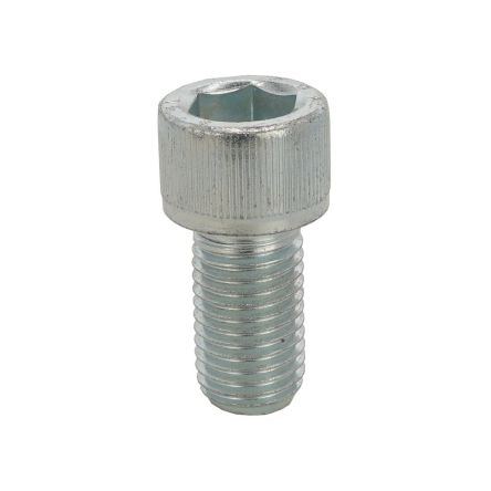 RS PRO Bright Zinc Plated Carbon Steel Hex Screw, DIN 912, ISO 898-1, M4 x 18mm [0]; 606-445