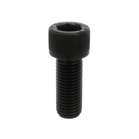 RS PRO Black Carbon Steel Hex Screw, DIN 912, ISO 898-1, M8 x 22mm [0]; 606-498