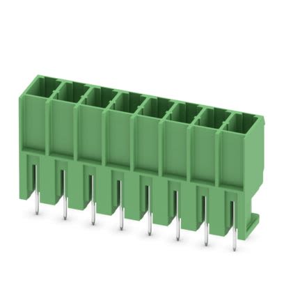 Phoenix Contact PCV 4/..-G Series Solder PCB Header, 8 Contact(s), 7.62 mm Pitch, 1 Row(s), Shrouded [1804742]; 607-093