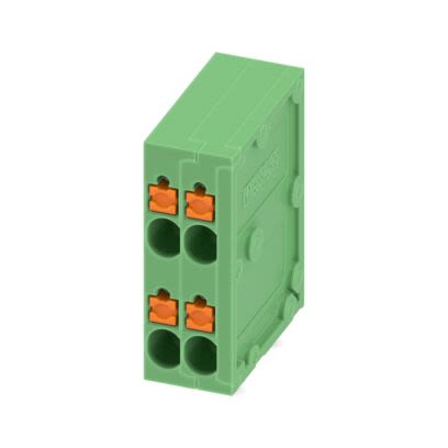 Phoenix Contact PCB Terminal Block, 2-Contact, 3.5mm Pitch, Wave Soldering, 1-Row, Push In Spring Termination [1841490]; 607-121