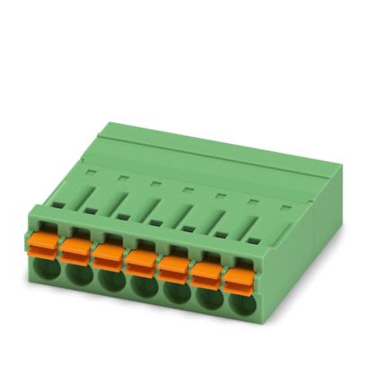 Phoenix Contact PCB Connector, 7-Contact, 3.5mm Pitch, PCB Mount, 1-Row, Push In Spring Termination [1844031]; 607-125
