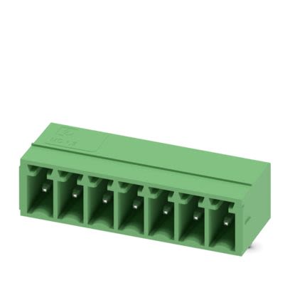 Phoenix Contact Straight Solder PCB Header, 7 Contact(s), 3.5 mm Pitch, 1 Row(s), Shrouded [1844265]; 607-129