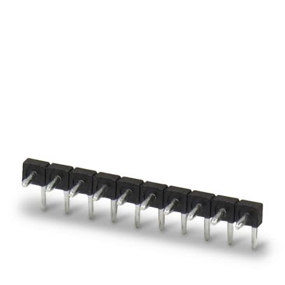 Phoenix Contact Insulated, Tin Crimp Pin Connector 16AWG, 1.2mm Pin Diameter, 6.6mm Pin Length, Black [1737077]; 607-136