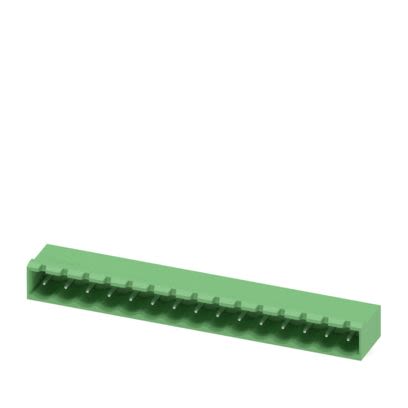 Phoenix Contact MSTBA 2/5-G Series Straight Solder PCB Header, 15 Contact(s), 5.08 mm Pitch, 1 Row(s), Shrouded [1757378]; 607-145
