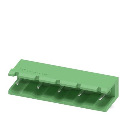 Phoenix Contact Angled Wave Soldering Mount PCB Header, 5 Contact(s), 7.62 mm Pitch, 1 Row(s), Shrouded [1766152]; 607-151