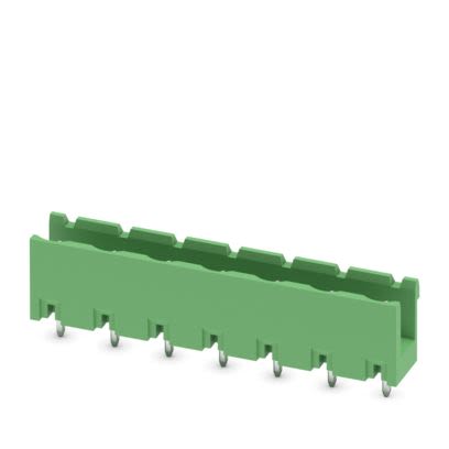 Phoenix Contact Straight Wave Soldering Mount PCB Header, 7 Contact(s), 7.62 mm Pitch, 1 Row(s), Unshrouded [1766615]; 607-153