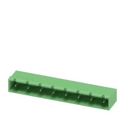 Phoenix Contact Wave Soldering Mount PCB Header, 8 Contact(s), 7.62 mm Pitch, 1 Row(s), Shrouded [1728918]; 607-204