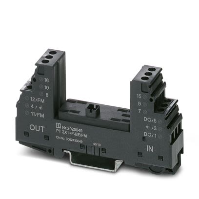 Phoenix Contact Surge Suppressor Unit 250 V ac Maximum Voltage Rating [2920049]; 607-248