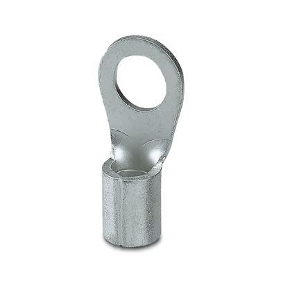 Phoenix Contact Uninsulated Ring Terminal, M6mm Stud Size, Silver [3240090]; 607-266