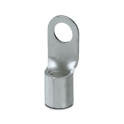 Phoenix Contact Uninsulated Ring Terminal, M10mm Stud Size, Silver [3240112]; 607-270
