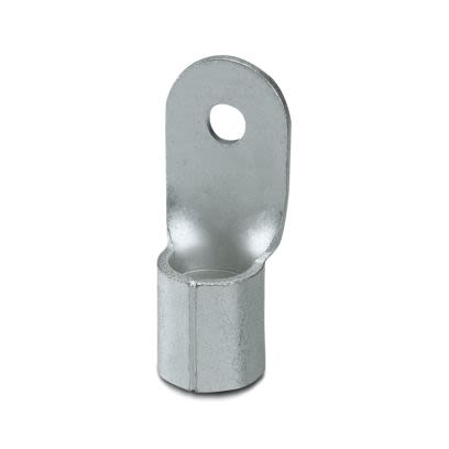 Phoenix Contact Uninsulated Ring Terminal, M6mm Stud Size, Silver [3240115]; 607-271