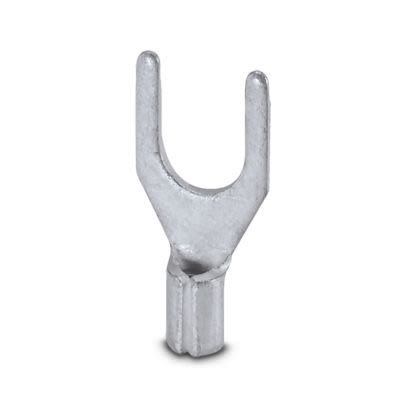 Phoenix Contact Uninsulated Fork Terminal, 20AWG to 17AWG, Silver [3240140]; 607-274