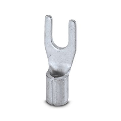 Phoenix Contact Uninsulated Fork Terminal, 13AWG to 9AWG, Silver [3240148]; 607-275