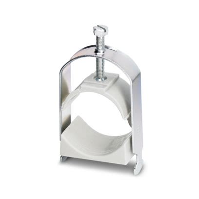 Phoenix Contact Silver Steel cable clamp, 68mm Max. Bundle [3240261]; 607-284