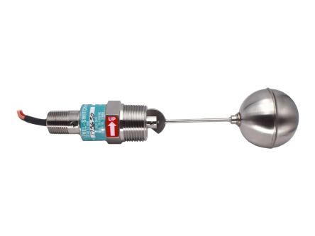 Gems Sensors LS-2050 Series Side Mount Level Switch Level Sensor, SPDT Output, Brass Body [30288]; 607-571