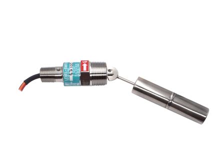 Gems Sensors LS-52100 Series Side Mount Level Switch Level Sensor, SPDT Output, 316 Stainless Steel Body [52100]; 607-574