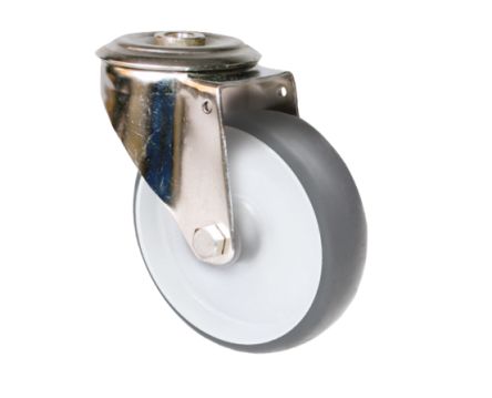 Guitel Hervieu Swivel Castor Wheel, 100kg Capacity, 125mm Wheel [KP41OA125-325RX]; 607-946