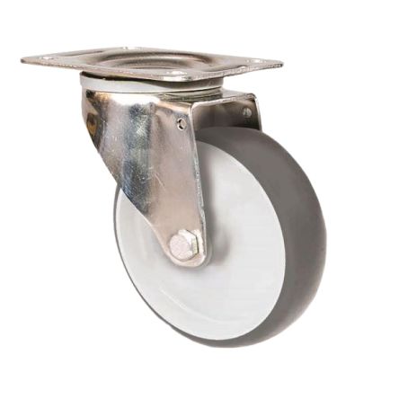 Guitel Hervieu Swivel Castor Wheel, 80kg Capacity, 100mm Wheel [KP41BA100-325RX]; 607-952