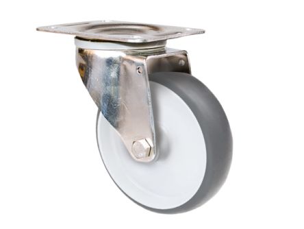 Guitel Hervieu Swivel Castor Wheel, 200kg Capacity, 125mm Wheel [KP41BA125-325RX]; 607-956