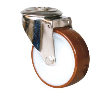 Guitel Hervieu Swivel Castor Wheel, 150kg Capacity, 80mm Wheel [KP41OA080-28L]; 607-966