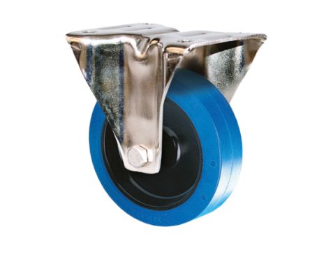 Guitel Hervieu Fixed Castor Wheel, 200kg Capacity, 125mm Wheel [KF41BA125-571RX]; 607-973
