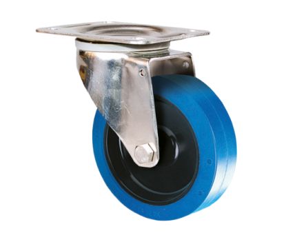 Guitel Hervieu Swivel Castor Wheel, 300kg Capacity, 200mm Wheel [KP5BA200-571RX]; 607-979
