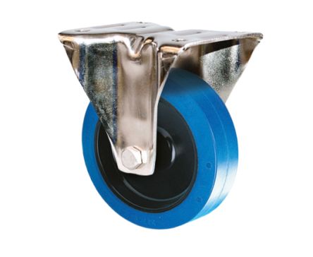 Guitel Hervieu Fixed Castor Wheel, 300kg Capacity, 200mm Wheel [KF5BA200-571RX]; 607-980