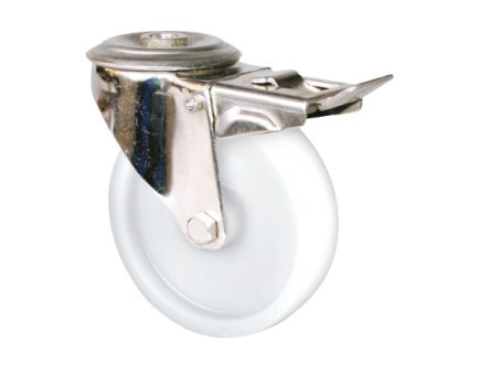 Guitel Hervieu Braked Swivel Castor Wheel, 150kg Capacity, 80mm Wheel [KP41OD080-77L]; 607-984