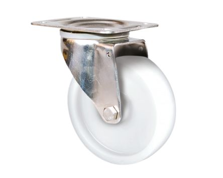 Guitel Hervieu Swivel Castor Wheel, 150kg Capacity, 80mm Wheel [KP41BA080-77L]; 607-989