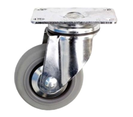 Guitel Hervieu Swivel Castor Wheel, 70kg Capacity, 80mm Wheel [165301400A]; 608-022