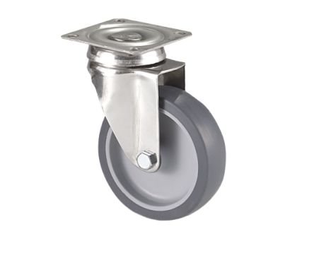 Guitel Hervieu Swivel Castor Wheel, 40kg Capacity, 50mm Wheel [JP2BA050-325L]; 608-028