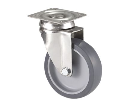 Guitel Hervieu Swivel Castor Wheel, 60kg Capacity, 63mm Wheel [JP2BA063-325L]; 608-031